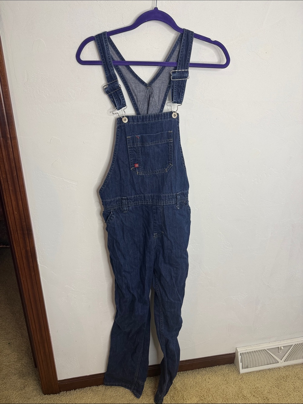Dickies Dark Blue Denim Overall Jumpsuit